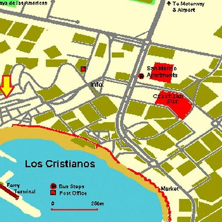 Ocean view over Los Cristianos, Playa las Vistas, WiFi Los Cristianos  Exterior foto